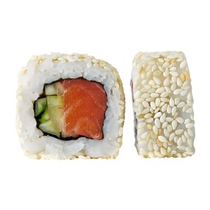 Каліфорнія з лососем в кунжуті